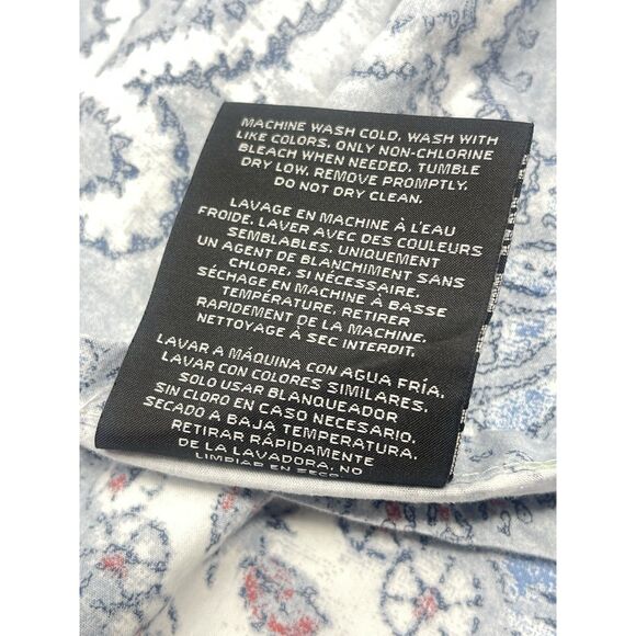 Ralph Lauren Katrina Blue Paisley Cotton King Pillowcases Set Of 2 - Picture 4 of 4